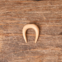 Load image into Gallery viewer, Hevea Wood Septum U-Bolts with Notch