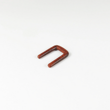 Load image into Gallery viewer, Blood Wood Staple Shaped Septum Retainer