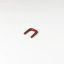 Load image into Gallery viewer, Blood Wood Staple Shaped Septum Retainer