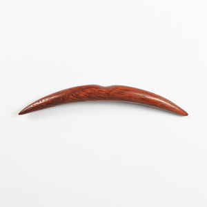 Blood Wood Septum Tusk with Notch