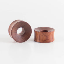 Load image into Gallery viewer, Blood Wood Thick Wall Tunnels (Pair) - Bare Bones Organics