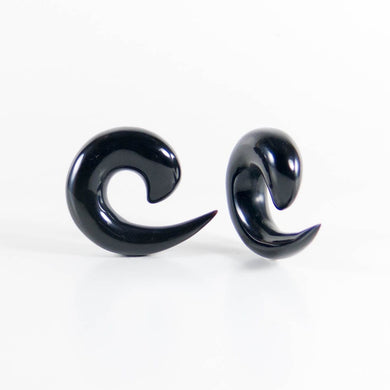 Buffalo Horn Spiral Tapers (Pair)