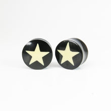 Load image into Gallery viewer, Buffalo Horn Star Vintage Plugs (Pair)