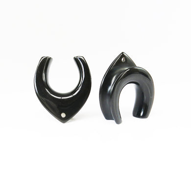 Buffalo Horn Teardrop Spreaders for Hanging Jewelry (Pair)