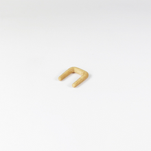 Load image into Gallery viewer, Hevea Wood Staple Shaped Septum Retainer