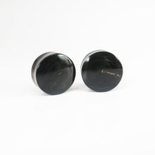 Load image into Gallery viewer, Vintage Buffalo Horn Plugs with Aum (Pair)