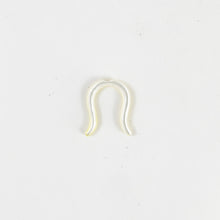 Load image into Gallery viewer, Mother of Pearl Omega Septum Retainer with Notch