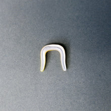 Load image into Gallery viewer, Mother of Pearl Shell Tapered Septum Retainer